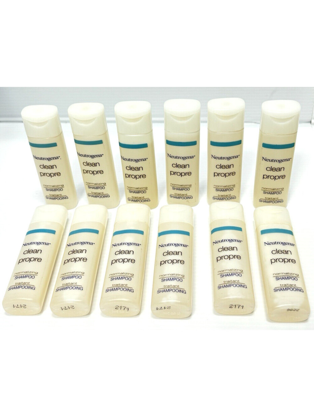 12pc Neutrogena Clean Propre Shampoo Lot Normalizing 8oz Discontinued Travel Sz